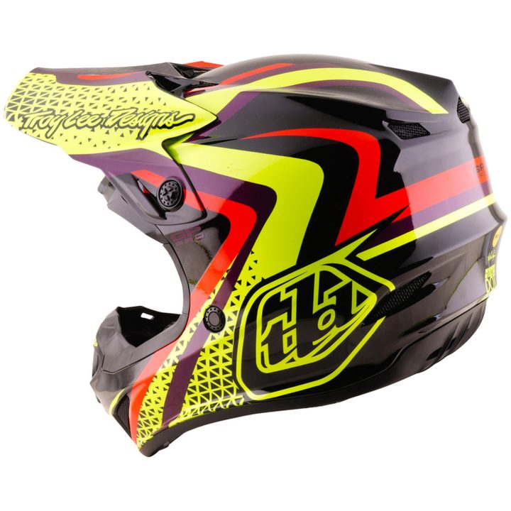 Hjelm Børn GP Pro Mips Sort Gul TROY LEE DESIGNS ym – billede 3