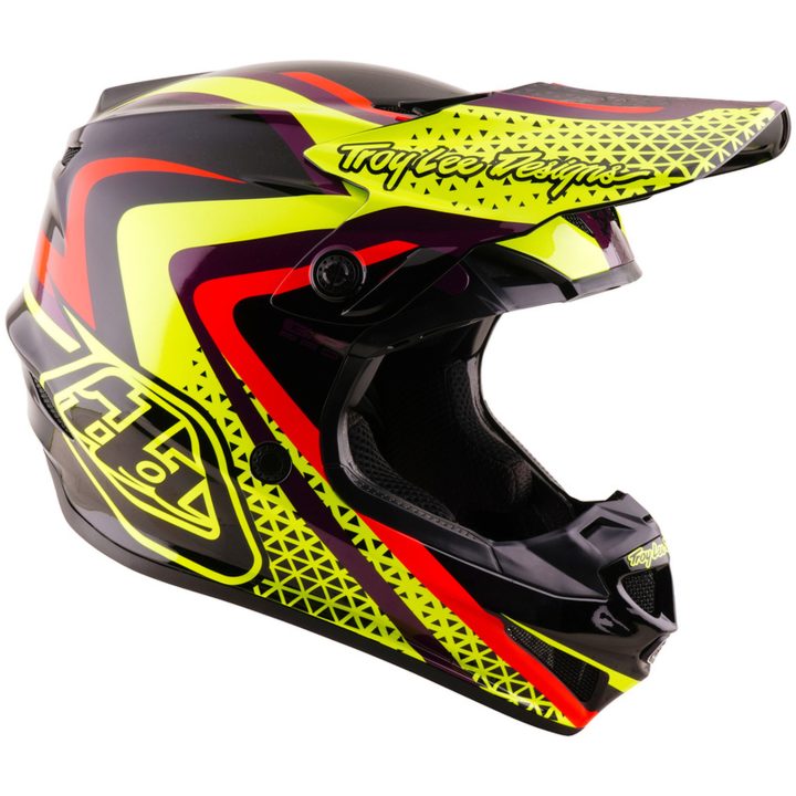 Hjelm Børn GP Pro Mips Sort Gul TROY LEE DESIGNS ym – billede 7