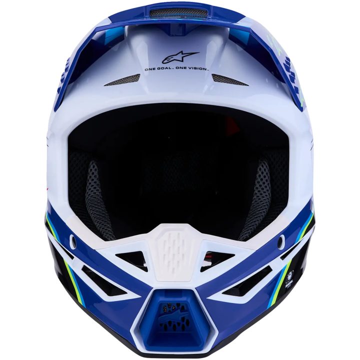 Hjelm Børn SM3 Falcon Blå Sort Hvid ALPINESTARS s – billede 6
