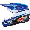 Hjelm Børn SM3 Falcon Blå Sort Hvid ALPINESTARS s – miniature 7