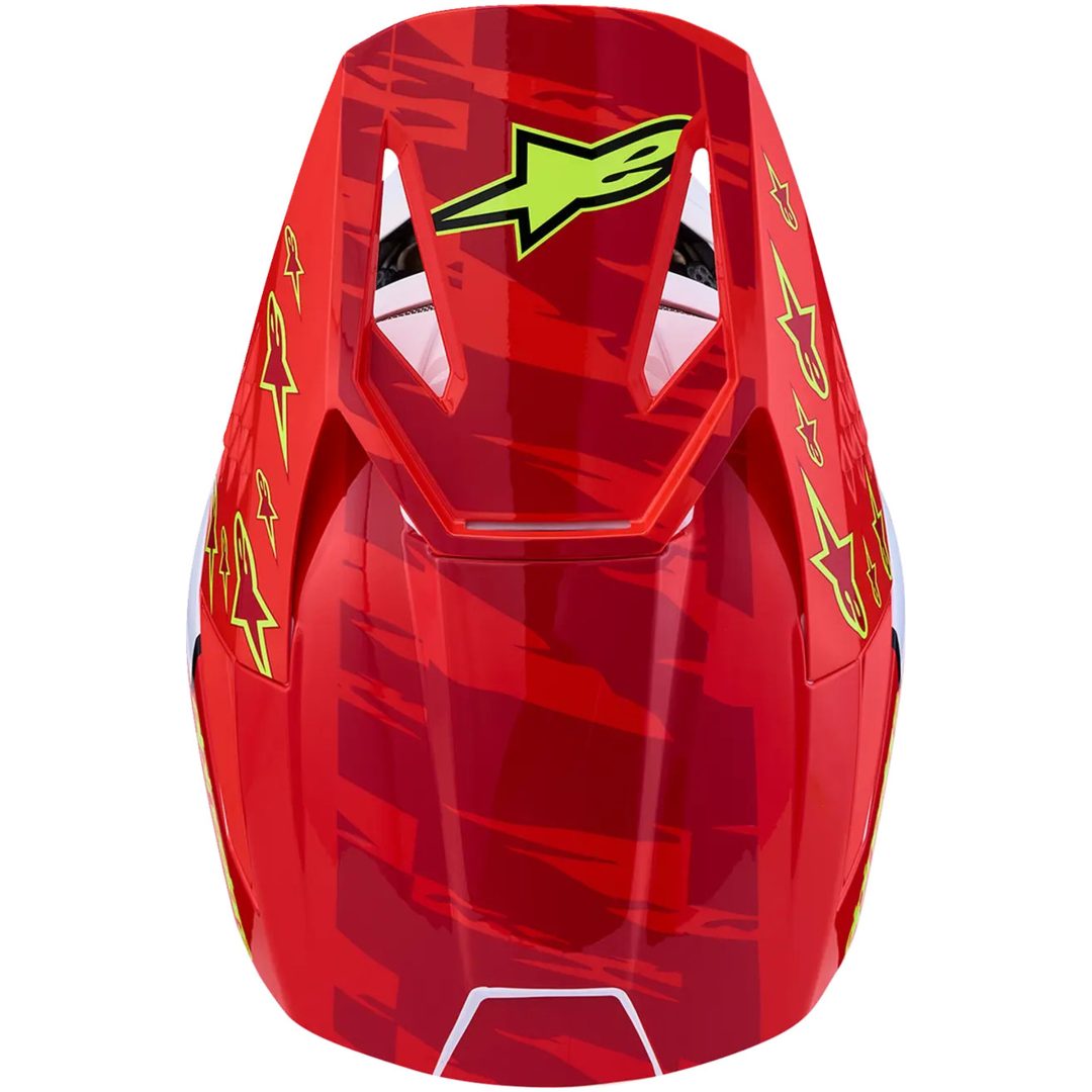 Hjelm Børn SM3 Falcon Rød Blå Hvid ALPINESTARS s – billede 6