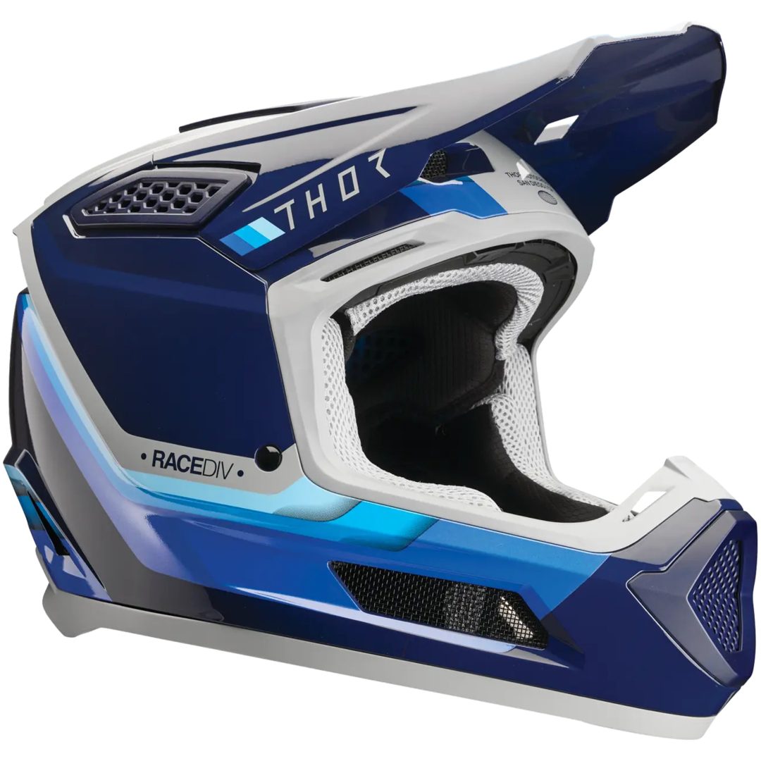 Hjelm Fleet Defy Blå Grå THOR XS