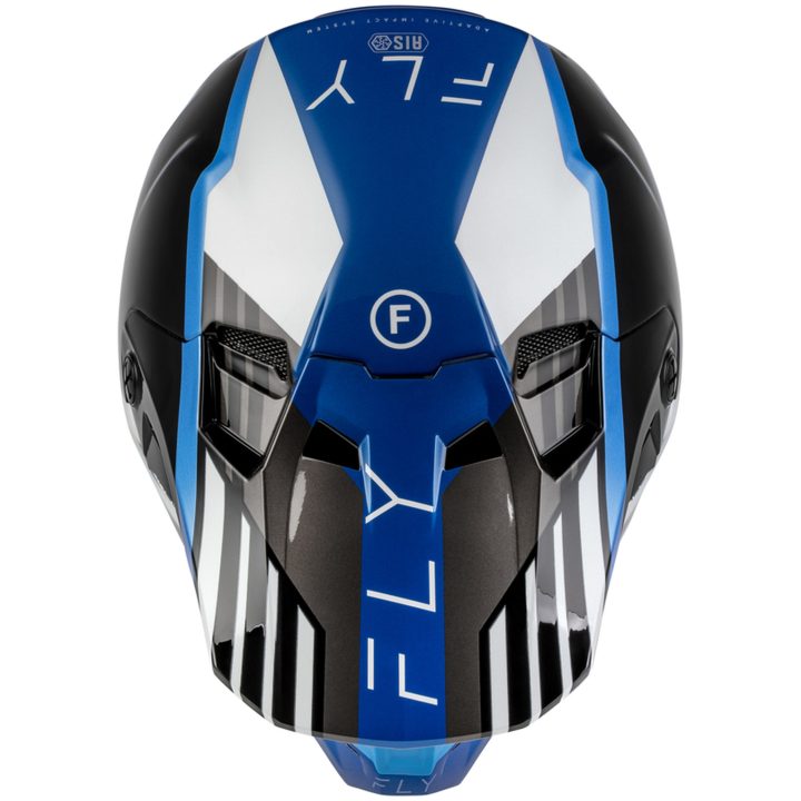Hjelm Formula CC Strike Sort Blå Hvid FLY RACING M – billede 4