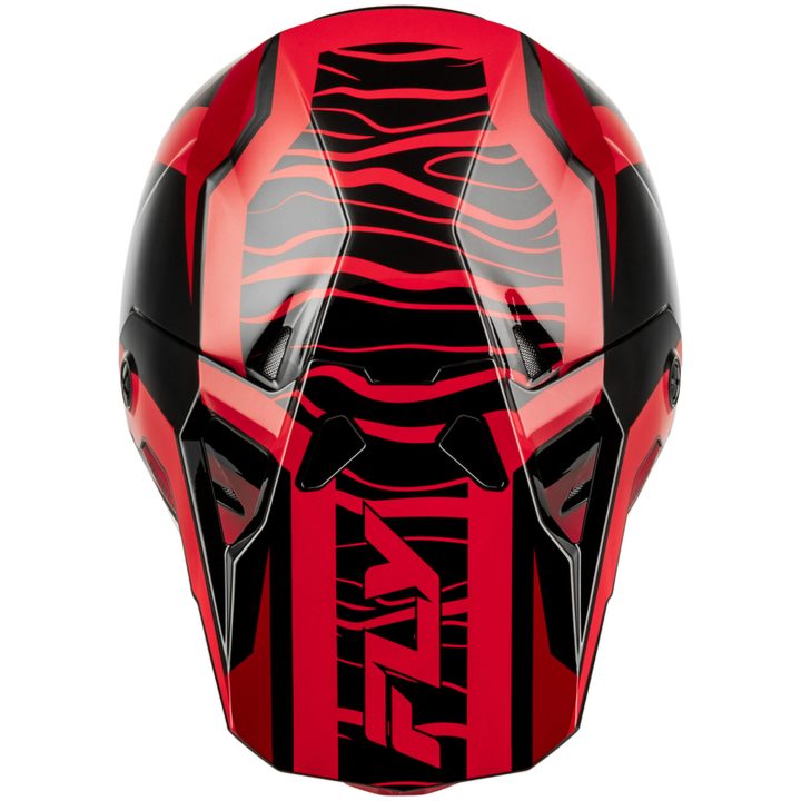 Hjelm Formula CP Charge Sort Rød FLY RACING XS – billede 4