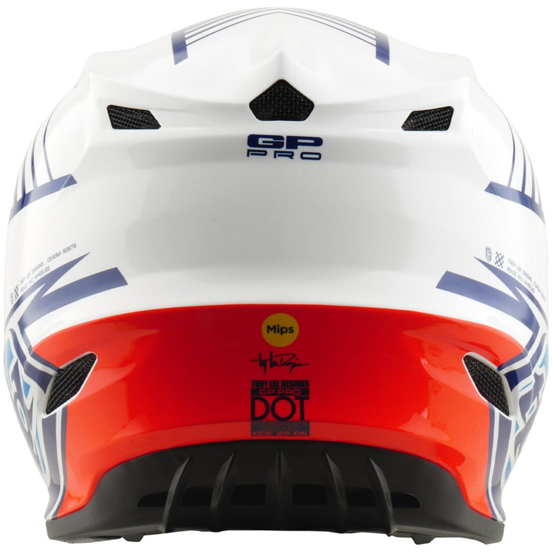 Hjelm GP Pro MIPS Blå Hvid TROY LEE DESIGNS XS – billede 4