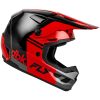 Hjelm Kinetic DBK 27 Sort Grå Rød FLY RACING M – miniature 2