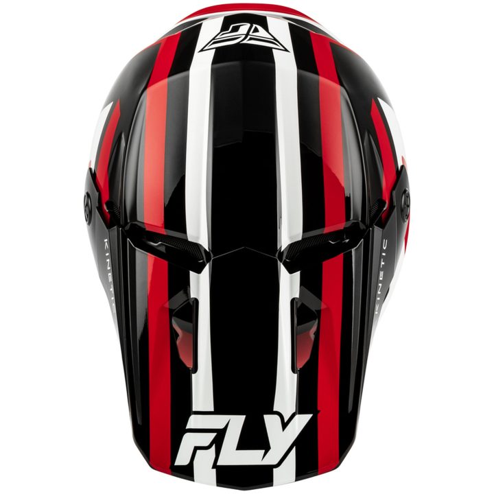 Hjelm Kinetic Sync Sort Rød Hvid FLY RACING s – billede 4