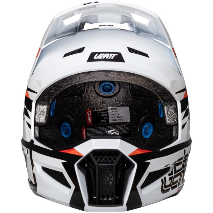 Hjelm Kit Moto 3.5 V25 Hvid Leatt XL (61-62cm) – billede 4