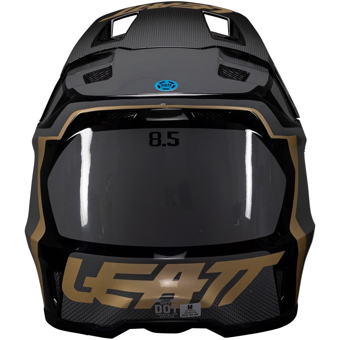 Hjelm Kit Moto 8.5 V25 Sort Leatt S (55-56cm) – billede 3
