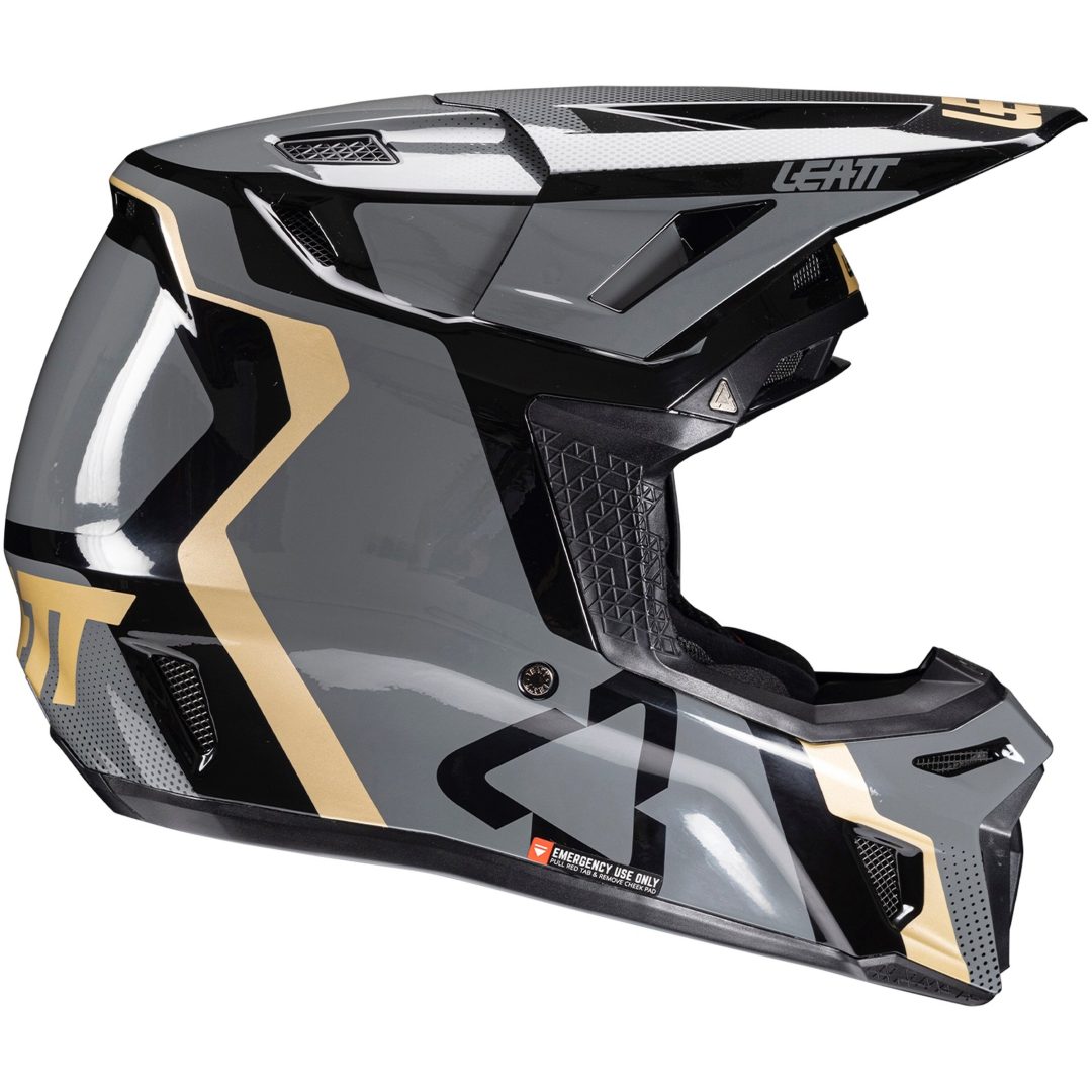 Hjelm Kit Moto 8.5 V25 Sort Leatt S (55-56cm) – billede 4
