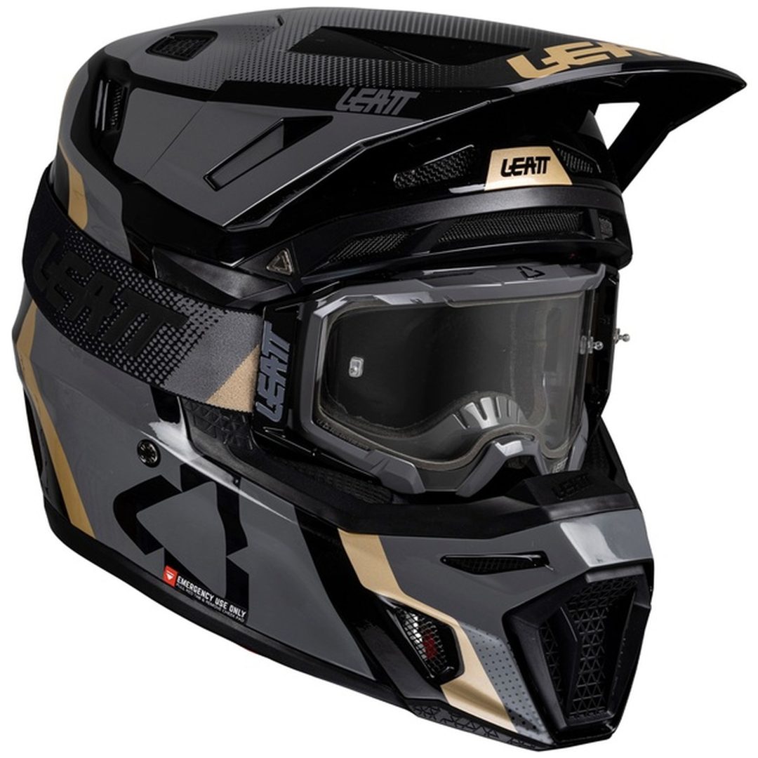 Hjelm Kit Moto 8.5 V25 Sort Leatt S (55-56cm) – billede 7
