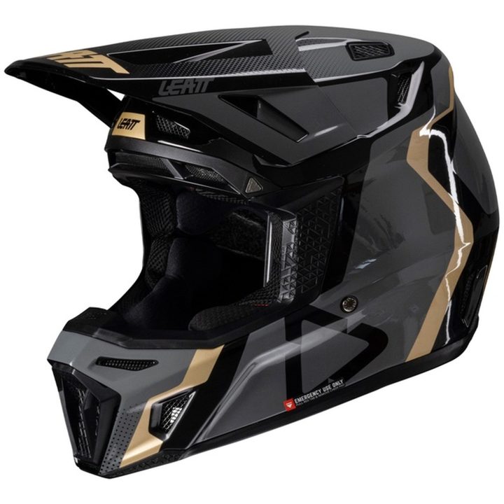 Hjelm Kit Moto 8.5 V25 Sort Leatt S (55-56cm) – billede 8