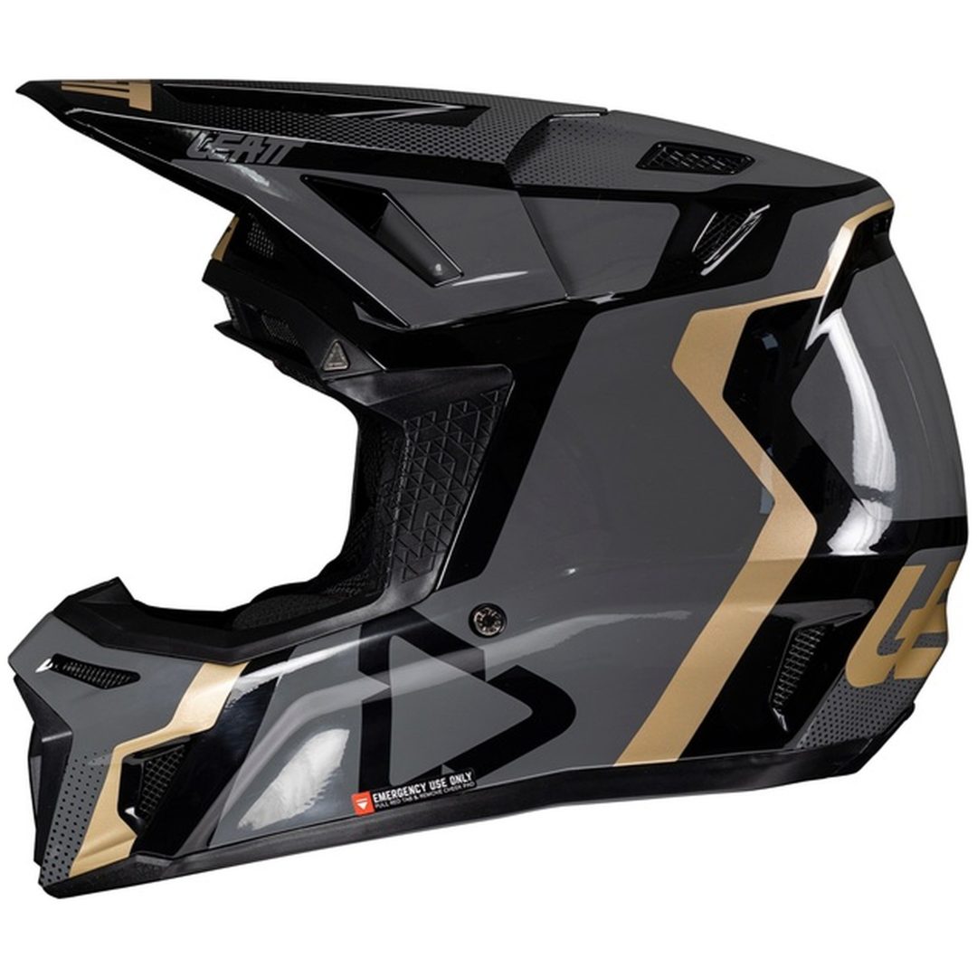 Hjelm Kit Moto 8.5 V25 Sort Leatt S (55-56cm) – billede 10