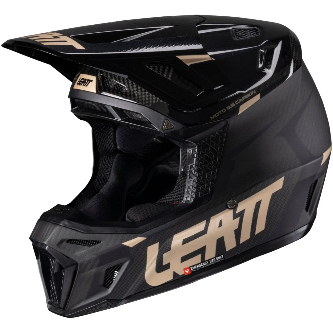 Hjelm Kit Moto 9.5 Carbon V25 Leatt S (55-56cm) – billede 2