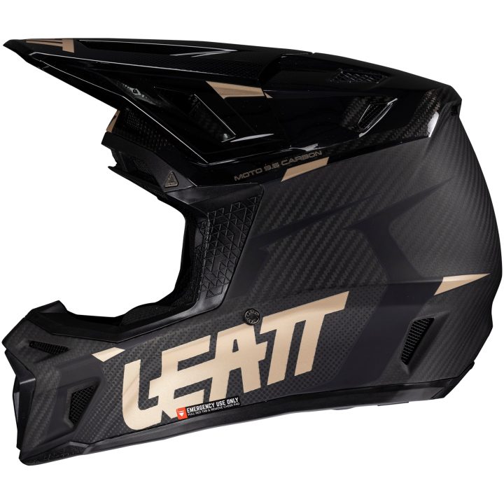 Hjelm Kit Moto 9.5 Carbon V25 Leatt S (55-56cm) – billede 5
