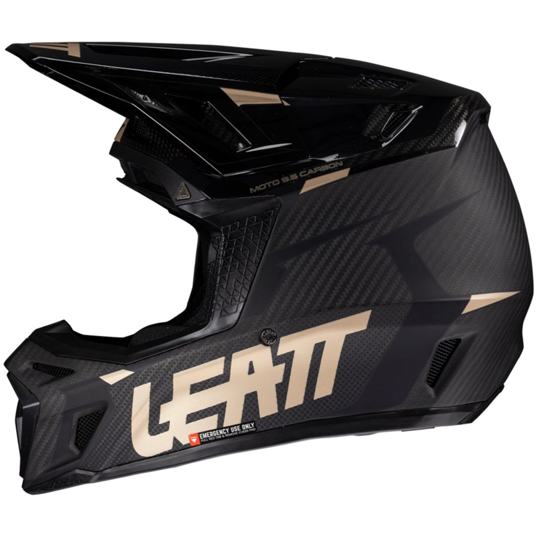 Hjelm Kit Moto 9.5 Carbon V25 Leatt S (55-56cm) – billede 10