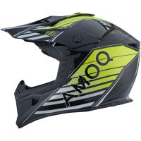 Hjelm Meteor V2 Axis Sort Gul AMOQ