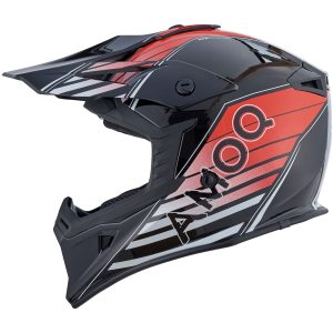 Hjelm Meteor V2 Axis Sort Rød AMOQ