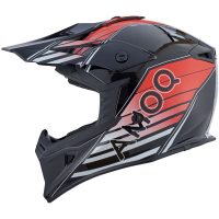 Hjelm Meteor V2 Axis Sort Rød AMOQ