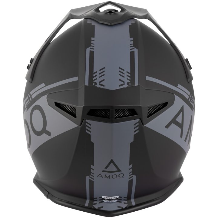 Hjelm Meteor V2 Sort Grå AMOQ XS – billede 3