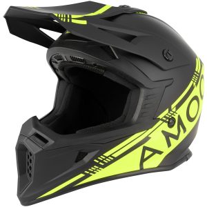 Hjelm Meteor V2 Sort Hivis AMOQ