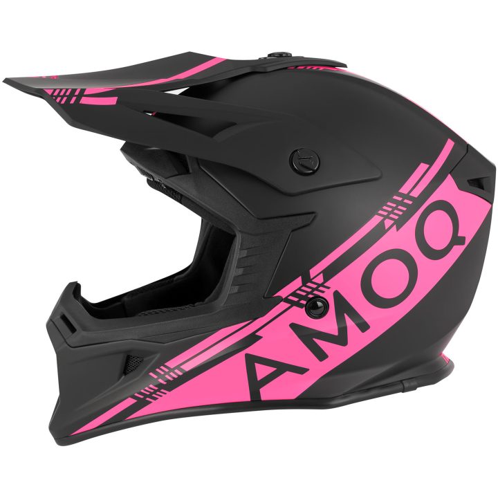 Hjelm Meteor V2 Sort Pink AMOQ s – billede 2