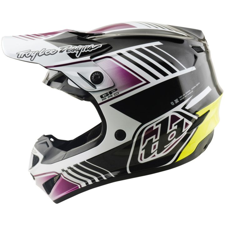 Hjelm MIPS GP Pro Segment Sort Lilla TROY LEE DESIGNS M – billede 2