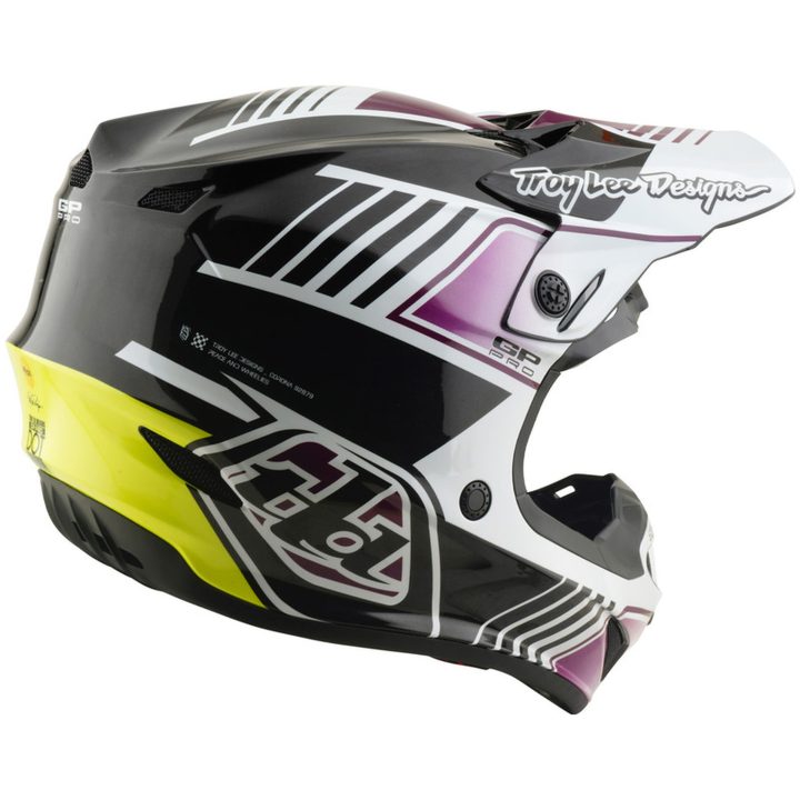 Hjelm MIPS GP Pro Segment Sort Lilla TROY LEE DESIGNS M – billede 5