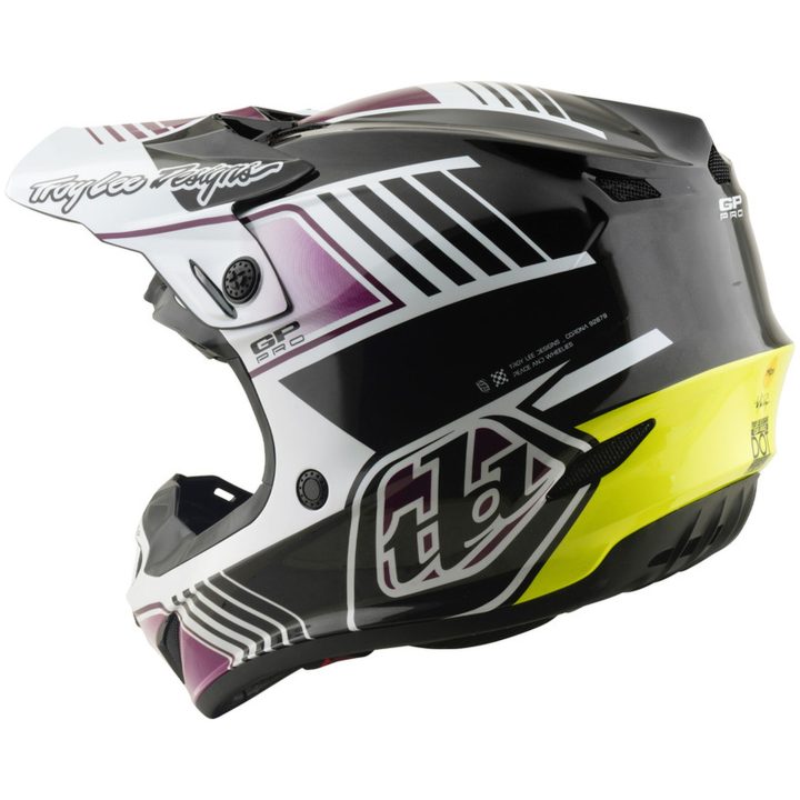 Hjelm MIPS GP Pro Segment Sort Lilla TROY LEE DESIGNS XL – billede 3