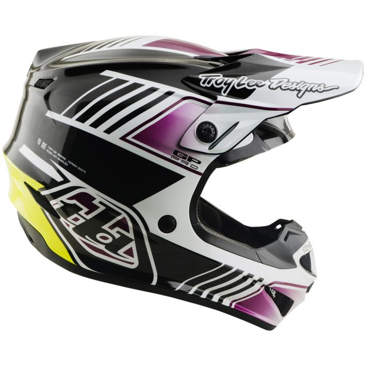 Hjelm MIPS GP Pro Segment Sort Lilla TROY LEE DESIGNS XL – billede 6