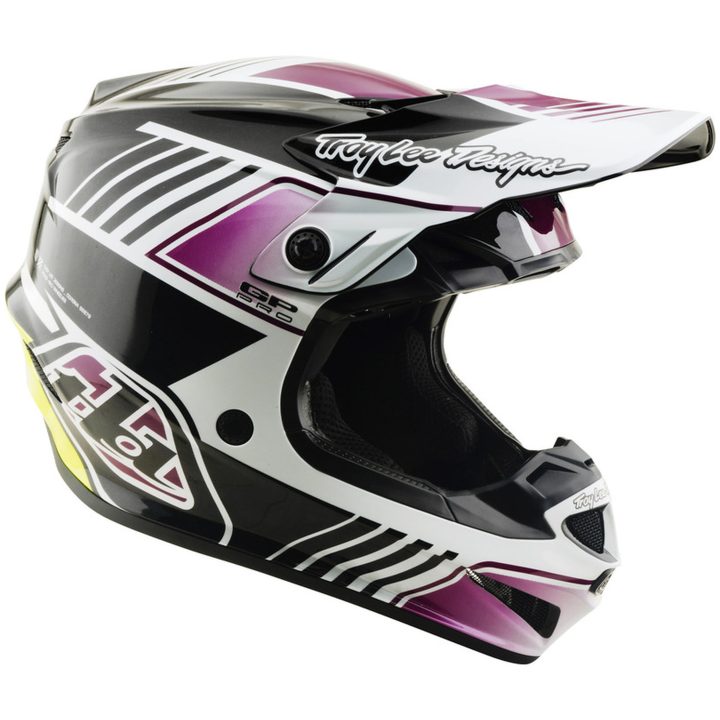 Hjelm MIPS GP Pro Segment Sort Lilla TROY LEE DESIGNS XL – billede 7