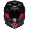 Hjelm Moto-10 Spherical Mat/Glans Sort/Rød BELL XL – miniature 8