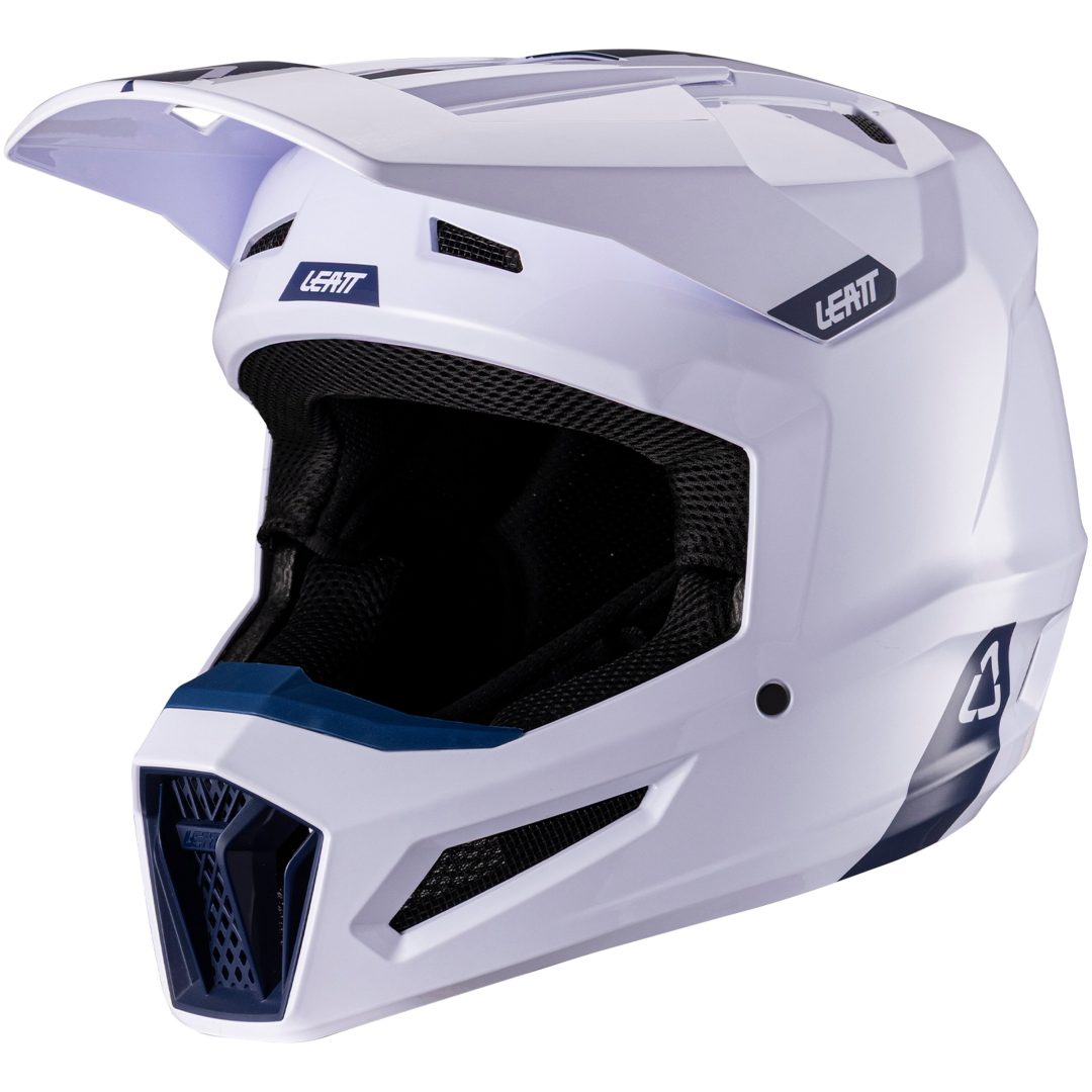 Hjelm Moto 2.5 Hvid Leatt S (55-56 cm) – billede 2