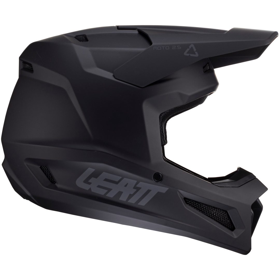 Hjelm Moto 2.5 V24 Stealth Leatt XS (53-54cm) – billede 2