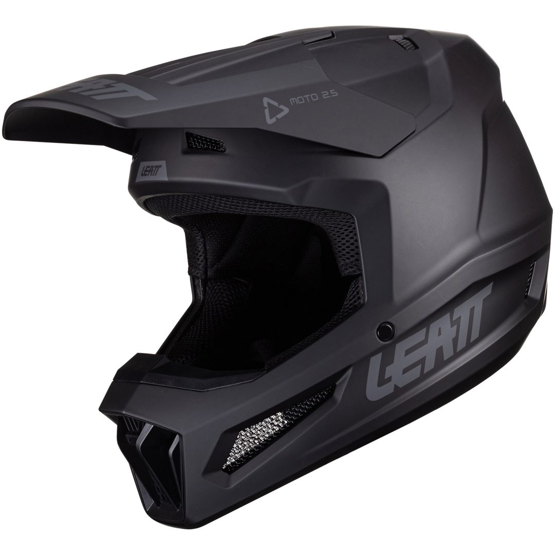 Hjelm Moto 2.5 V24 Stealth Leatt XS (53-54cm) – billede 5