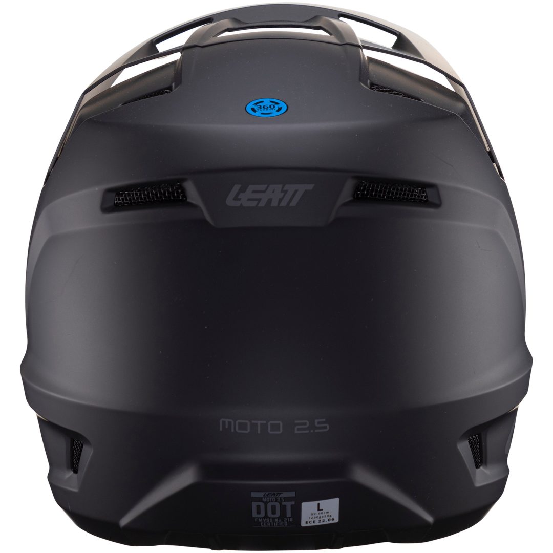 Hjelm Moto 2.5 V24 Stealth Leatt XS (53-54cm) – billede 6