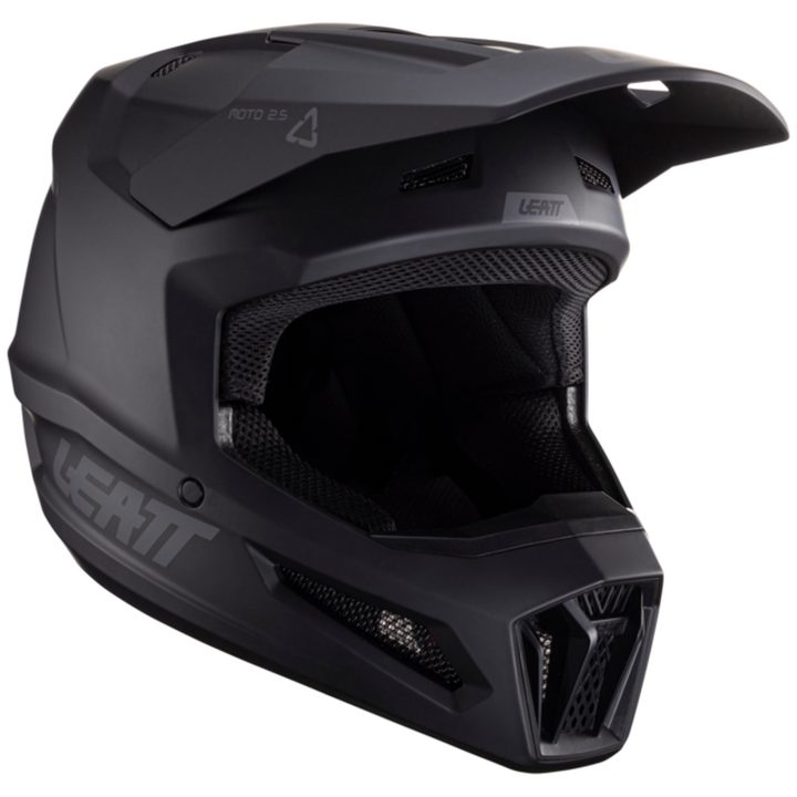Hjelm Moto 2.5 V24 Stealth Leatt XS (53-54cm) – billede 7