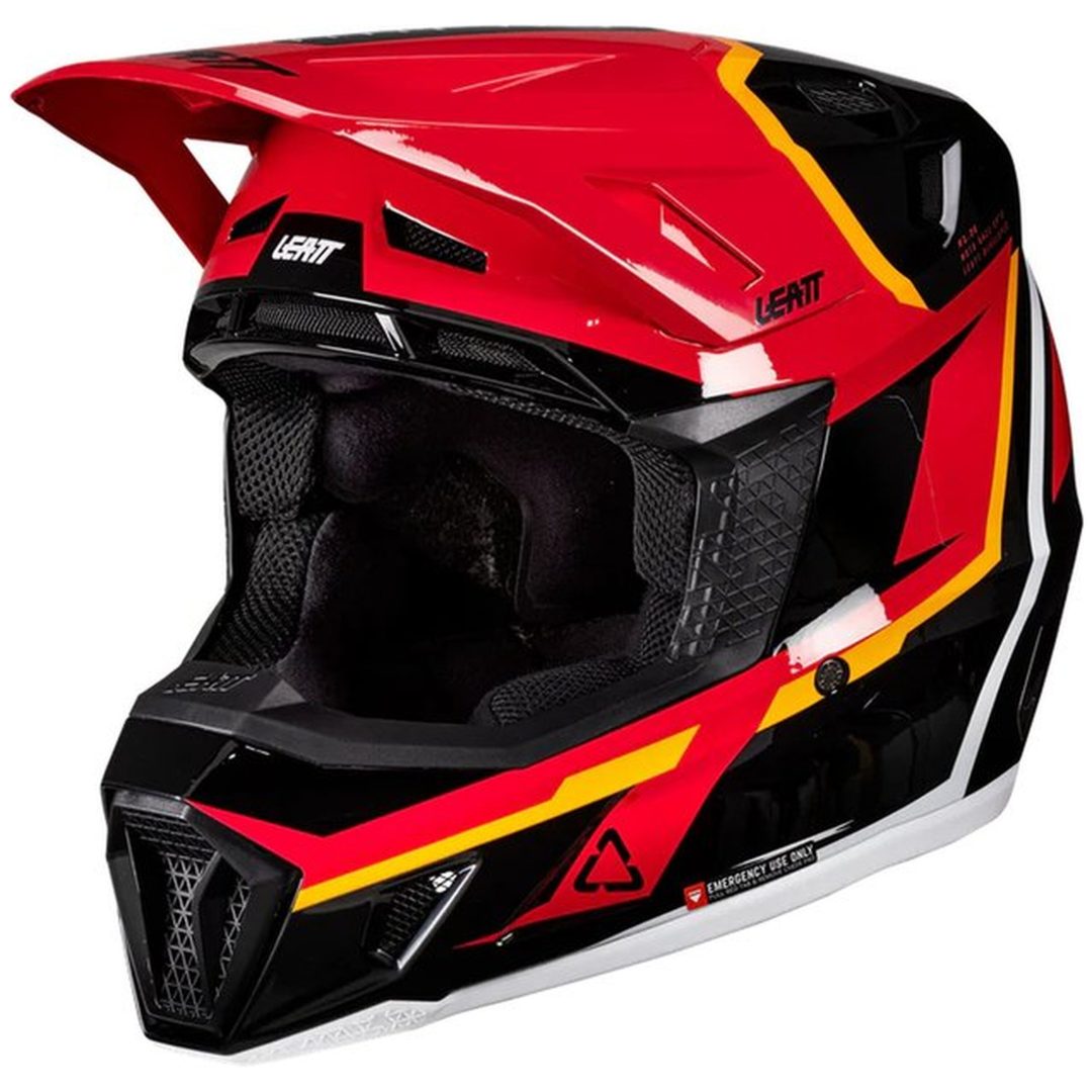 Hjelm Moto 7.5 Rød Leatt S (55-56 cm) – billede 9