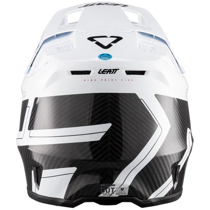 Hjelm Moto 9.5 Carbon/Hvid Leatt S (55-56 cm) – billede 16