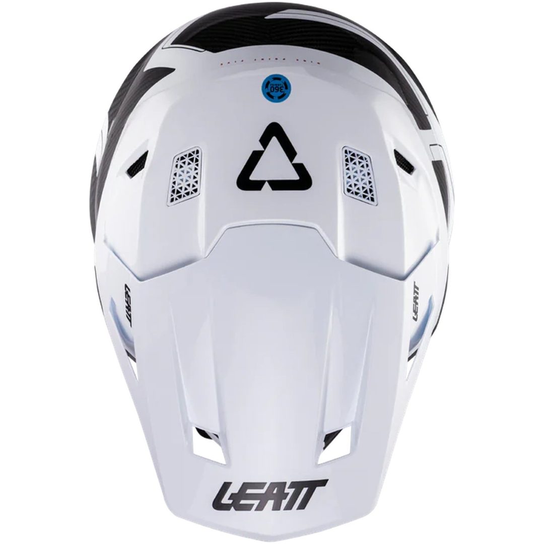 Hjelm Moto 9.5 Carbon/Hvid Leatt S (55-56 cm) – billede 3