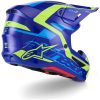 Hjelm S-M7 Deed Blå Sort Gul ALPINESTARS XS – miniature 2