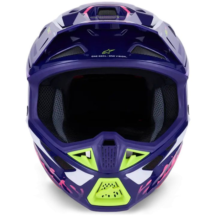 Hjelm S-M7 Deed Lilla Rosa ALPINESTARS XS – billede 4