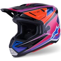 Hjelm S-M7 Fuse Blå Rosa Lilla Alpinestars