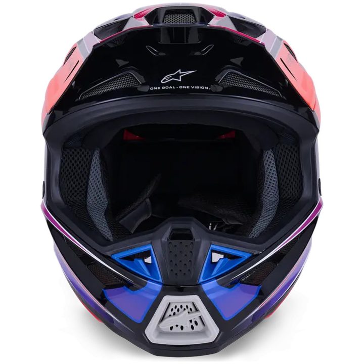 Hjelm S-M7 Fuse Blå Rosa Lilla Alpinestars XS – billede 2