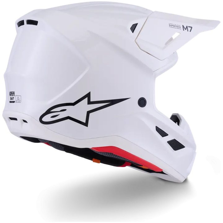 Hjelm S-M7 Hvid Alpinestars XS – billede 4