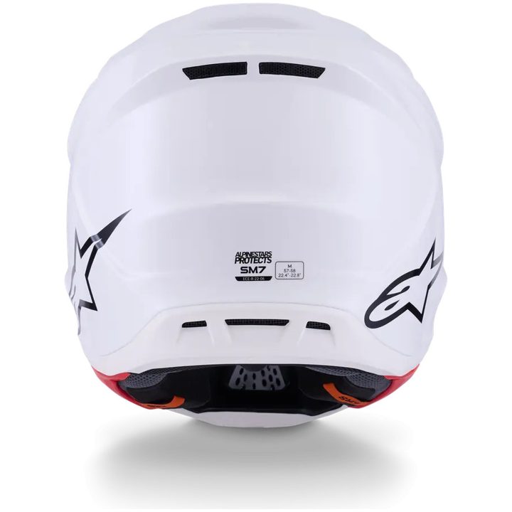 Hjelm S-M7 Hvid Alpinestars XS – billede 5