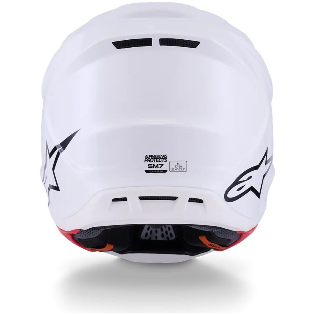 Hjelm S-M7 Hvid ALPINESTARS(MX) XS – billede 5