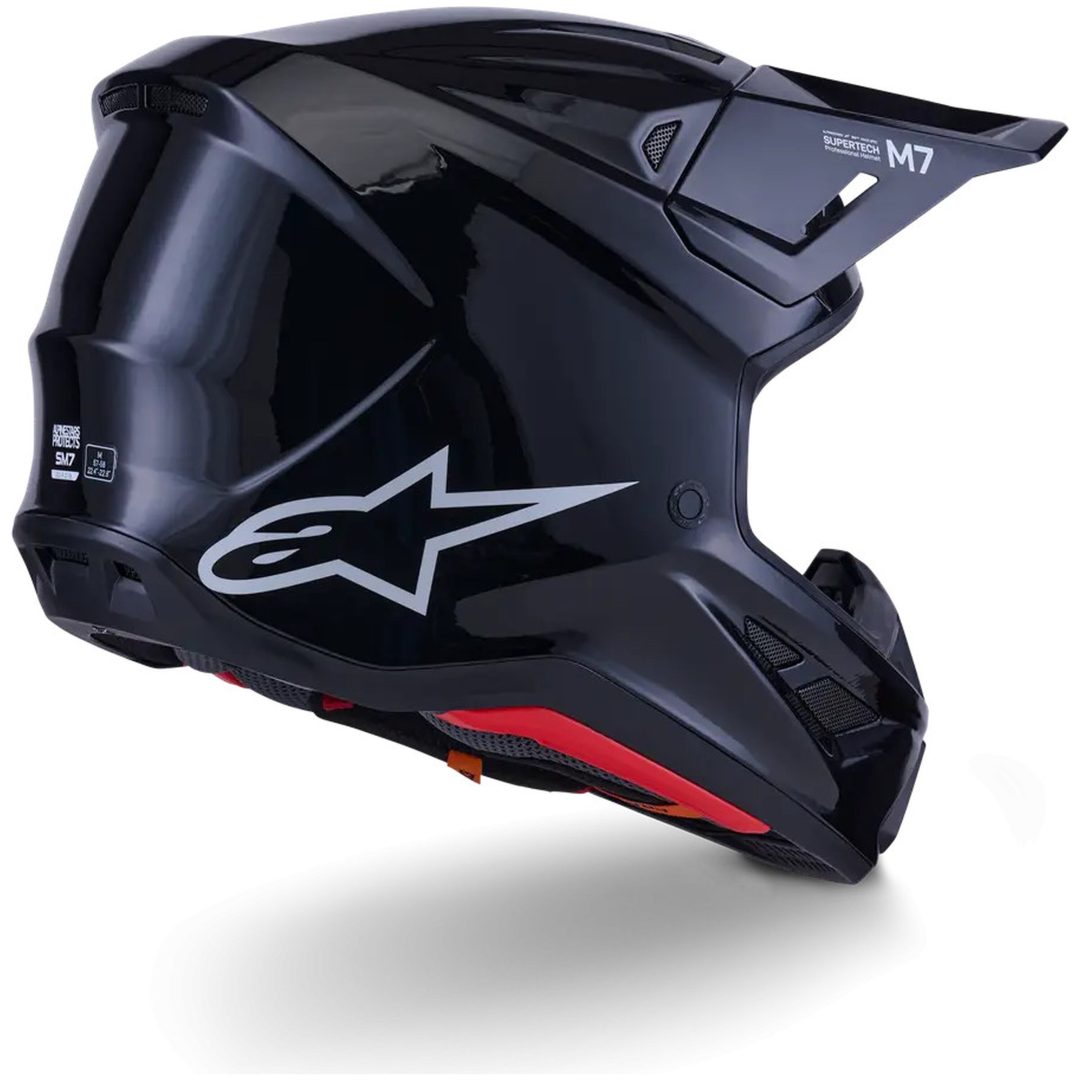 Hjelm S-M7 Sort ALPINESTARS(MX) XS – billede 6