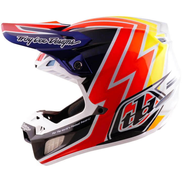 Hjelm SE5 Carbon MIPS Boltz Marineblå Hvid TROY LEE DESIGNS XS – billede 2