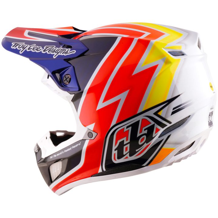 Hjelm SE5 Carbon MIPS Boltz Marineblå Hvid TROY LEE DESIGNS XS – billede 3